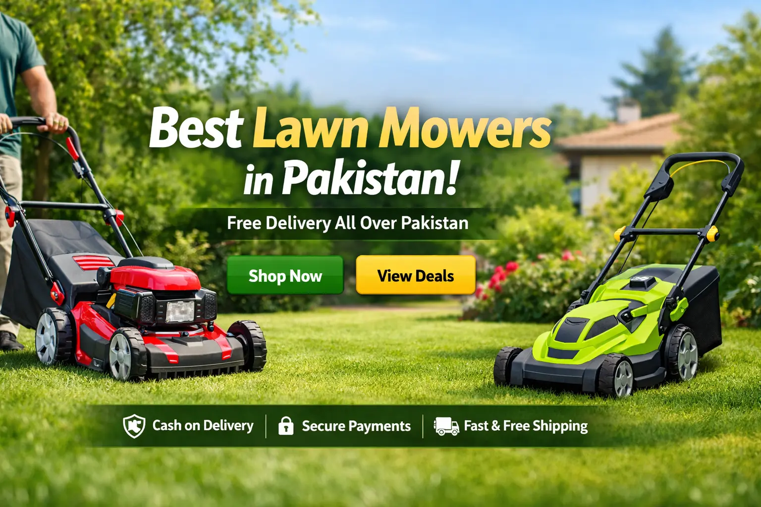lawn mowers pakistan