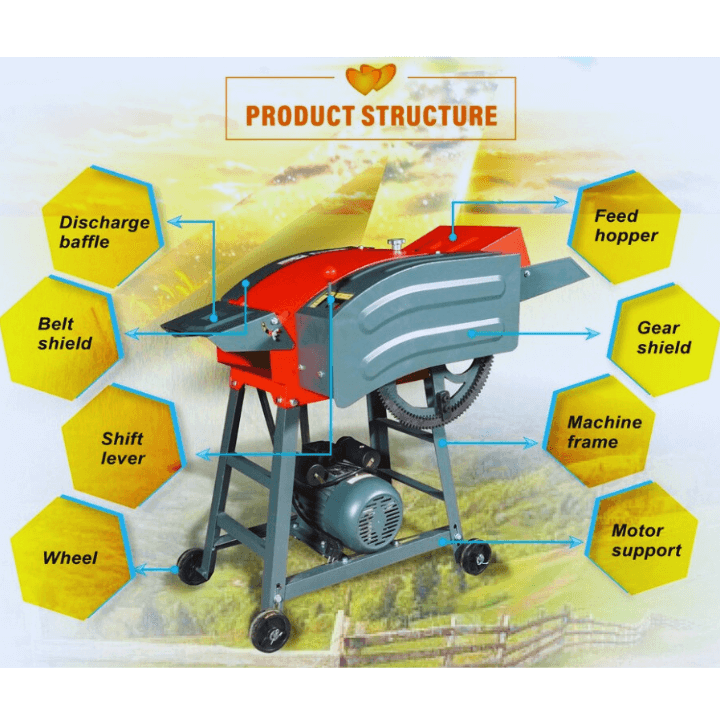 Chaff Cutter 9Z-1.0 China (Toka Machine) - Image 2