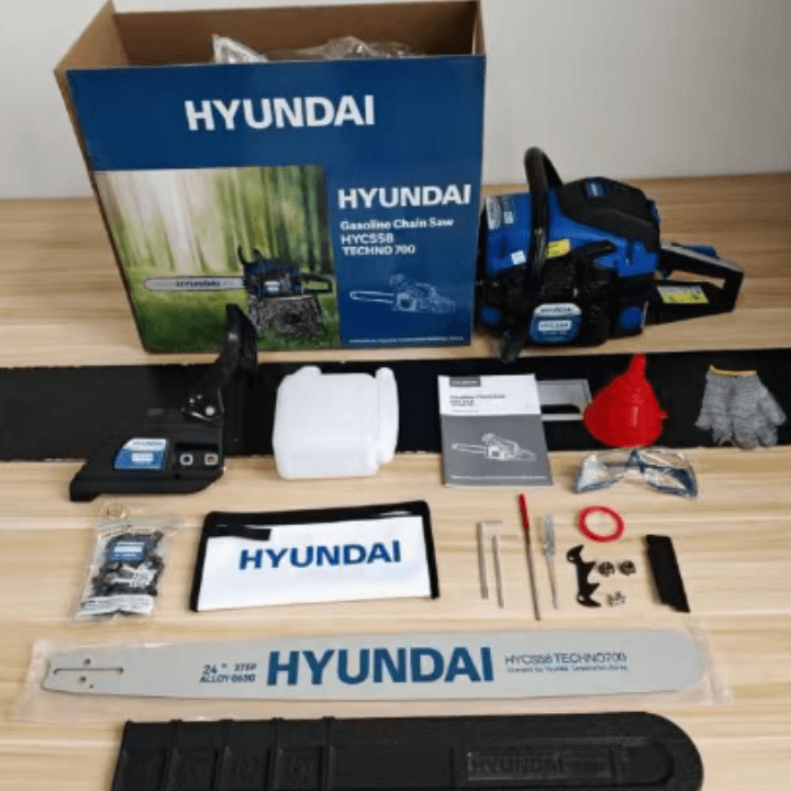 Chain Saw Petrol 24″ Hyundai HYCS58 Tachno700 - Image 6