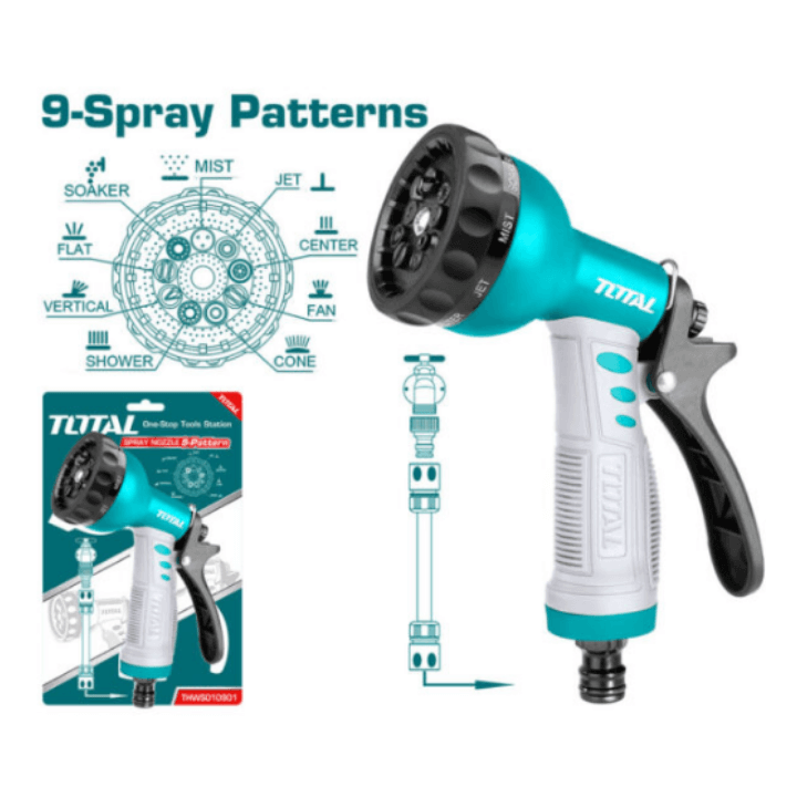 Hose Nozzle Total 9 Pattern